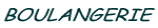 BOULANGERIE